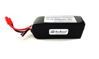 RioRand&reg; RC Spare Parts 11.1V 5200mAh 25C LiPo battery for Walkera QR X350 PRO Quadcopter N10