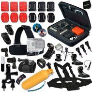Xtech Accessories Kit for Gopro Hero4 Session, Hero4, Hero 4, Hero 4 Silver Hero 4 Black Hero 3 White Hero 3 Black...