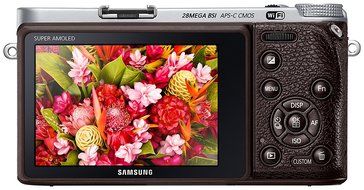 Samsung NX500 28 MP Wireless Smart Mirrorless Digital Camera with 16-50mm Power Zoom Lens (Brown) N27