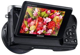 Samsung NX500 28 MP Wireless Smart Mirrorless Digital Camera with 16-50mm Power Zoom Lens (Brown) N31