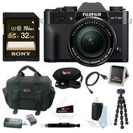 Fujifilm X-T10 with XF18-55mm F2.8-4 R LM OIS Digital Camera + Sony 32GB Memory Card + Focus Camera Digital SLR...