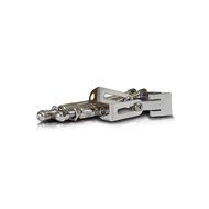 Pacific Dualies 18000 7 Inch Braided Stainless Steel Valve Stem Extension System - Set of 2 N3