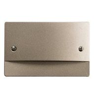 Kichler Lighting 12664NI Shielded Face Horizontal LED Non-Dimmable Steplight, Brushed Nickel Finish by Kichler