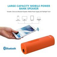 Uchoir Mini Portable Bluetooth Wireless Speakers, Waterproof Outdoor Speakers, 2200mAh Power Bank with LED Flashlight... N10
