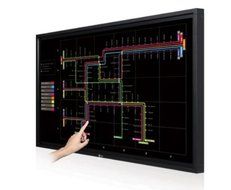 LG Electronics 47&quot; LED 1920 x 1080 1000:1 HDMI DVI DP RGB USB IPS RS232 Touch 10 Port 47WT30MS-B