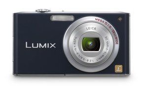 Panasonic Lumix DMC-FX33K 8.1MP Digital Camera with 3.6x Wide Angle MEGA Optical Image Stabilized Zoom (Black) N7