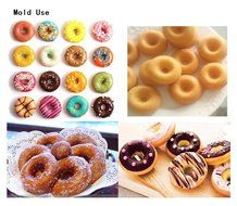 Non-Stick 12-Cup Mini Donut Pan Cookies Mold DIY Cake, 1 Set N2