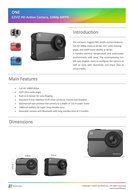 EZVIZ One Action Camera HD 1080P 60FPS WiFi Enabled (Grey) N2