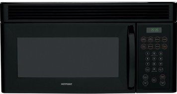 GE - Hotpoint 1.5 Cu. Ft. Over-the-Range Microwave - Black