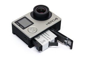 GoPro HERO4 Hero 4 Silver Edition 4K Action Camera with 64GB MicroSD, 3x Batteries, Charger, Card Reader, Large... N5