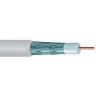 VEXTRA V621QWB / V621QB Quad Shield RG6 Solid Copper Coaxial Cable (White)