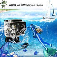 Yuntab HD 1080P 30fps 12 Mega Pixels Sport Mini DV Action Camera 2.0" LCD 170&deg; Wide Angle Lens 30M Waterproof... N4