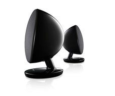 KEF EGG Digital Hi-Fi Speaker System - Gloss Black (Pair) N9