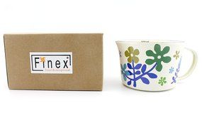 Finex Kitchen Premium Porcelain Enameled Steel Collection (Floral Design Series) Rectangular Loaf Pan - Retro... N4