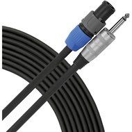 Livewire Elite 12g Speaker Cable Speakon to 1/4" Male 5 ft. Black