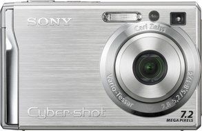 Sony Cybershot DSCW80 7.2MP Digital Camera with 3x Optical Zoom and Super Steady Shot (Pink) (OLD MODEL) N6