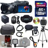 Canon Vixia HF G30 Flash Memory Wi-Fi 1080p HD Digital Video Camcorder 33rd Street Bundle with 32GB High Speed...