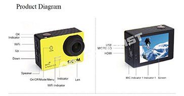 Original SJCAM SJ5000X Elite Gyro Sport Action Camera WiFi 4K 24fps 2K 30fps sj cam