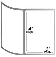 1 Inch Core - 4 x 3 Zebra Compatible Direct Thermal Labels 20 Rolls for Zebra Desktop Printer GC420d GC420t GK420d... N3