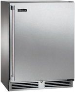 Perlick Signature Series HH24RS-3-1R 24&quot; 3.1 cu. ft. Compact Refrigerator with RAPIDcool Forced-Air 525 Btu Compressor...