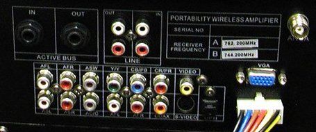 70 WATT Portable PA System MVP2005U Rechargeable Amplified with built-in DVD Player, 2-channel Wireless Lapel... N3