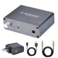 Avantree DAC Digital to Analog Audio Converter Adapter with 6.5ft Optical Cable and Volume Control, from TV Optical... N6