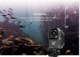 JSCAM M20 WiFi 2160P HD Sports Action Camera, Novatek 96660 chip, 166&deg;Wide Angle Lens and 1.5 Inch LTPS LCD Display... N2