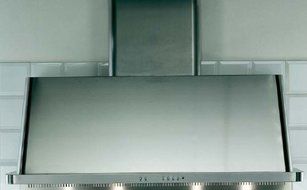 Ilve UAM90B 36" Wall Mount Range Hood with 600 CFM Blower Anti-grease Filter 2 Warming Lights Filter Light Indicator...