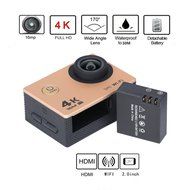 ZD App Wifi Sport Camera For Diving,Skiing,Cycling Camcorders HD1080P 60fps,Mountable Helmet/Bike Camera,With... N3