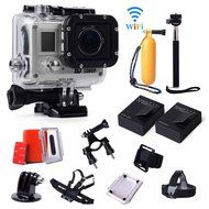 XCSOURCE HD 1080P 20MP Wireless WiFi Action Sport Cam Camera Camcorder DV DVR + 2ps Batteries + Waterproof Case... N3
