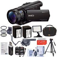 Sony HDR-CX900 Full HD Handycam Camcorder With Advanced Accessory Bundle N2