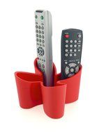 Cozy Remote Control Tidy Remote Holder and TV Remote Organizer (Red) N21