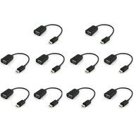 C&amp;E 3 pack, USB 2.0 A Female to Micro B Male Adapter Cable Micro USB Host Mode OTG Cable, CNE467202