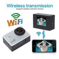 Mira-Tech Waterproof Action Camera 12MP 1080P HD with 2 Batteries and Free Accessories Kit (Wifi Silver) N2