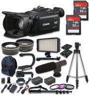 Canon XA20 Professional Camcorder Extra 2pc SanDisk 32GB High Speed Class 10 Memory Cards + Video Accessory Bundle...