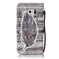 Galaxy S6 Edge Case,Galaxy S6 Edge Cover,ikasus Shiny Glitter Diamond Colorful Art Painting PU Leather Flip Wallet... N7