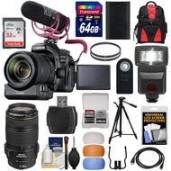 Canon EOS 80D Wi-Fi Digital SLR Camera &amp; 18-135mm IS Video Creator Kit + 70-300mm IS Lens + PZ-E1 Adapter + RODE...