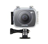 BYNEW 360 Degree Spherical Panorama Fisheye VR Camera 1080P @30fps HD Sports Action Video Camera Support Wifi