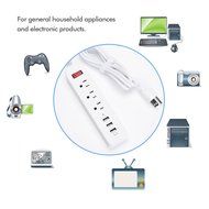 Power Strip, JBonest 1250W 10A 3 USB Ports with 3 Outlet Surge Protector Charging Ports Station Mini Power Strip... N7