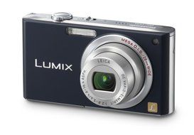 Panasonic Lumix DMC-FX33K 8.1MP Digital Camera with 3.6x Wide Angle MEGA Optical Image Stabilized Zoom (Black) N10