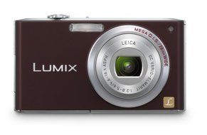 Panasonic Lumix DMC-FX33K 8.1MP Digital Camera with 3.6x Wide Angle MEGA Optical Image Stabilized Zoom (Black) N11