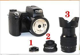 OUCCA 1280*720p HD Video,21*Optical Zoom 3inch TFT LCD screen Genuine Telephoto Digital Camera SLR Camera Appearance... N2