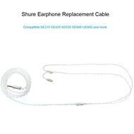 For SE215 SE425 SE535 SE846 UE900 Shure Headphone Replacement Cable 5N OCC Crystal Silver Plated DIY Cord for... N21