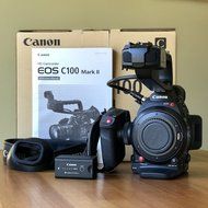Canon EOS C100 Mark II Cinema EOS Camera with Dual Pixel CMOS AF (Body Only) (International Model) No Warranty N2