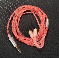 For SE215 SE425 SE535 SE846 UE900 Shure Headphone Replacement Cable 5N OCC Crystal Silver Plated DIY Cord for... N22