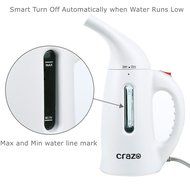Crazo Mini Garment Steamer with 320 Milliliter Capacity N2