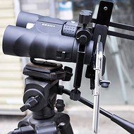 Fully Metal Telescope Camera Adapter Smartphone Adapter with 2 Phone Brackets for Telescope Microscope Binocular... N2