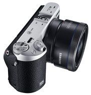 Samsung NX500 28 MP Wireless Smart Mirrorless Digital Camera with 16-50mm Power Zoom Lens (Brown) N39
