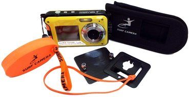 Surf Camera Floatable Action Sports Wearable Camera Yellow