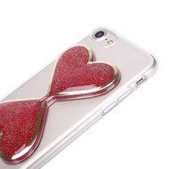 iPhone 7 Plus Case,Case for iPhone 7 Plus,ikasus Flowing Liquid Floating Hourglasses Love Heart Bling Glitter... N26